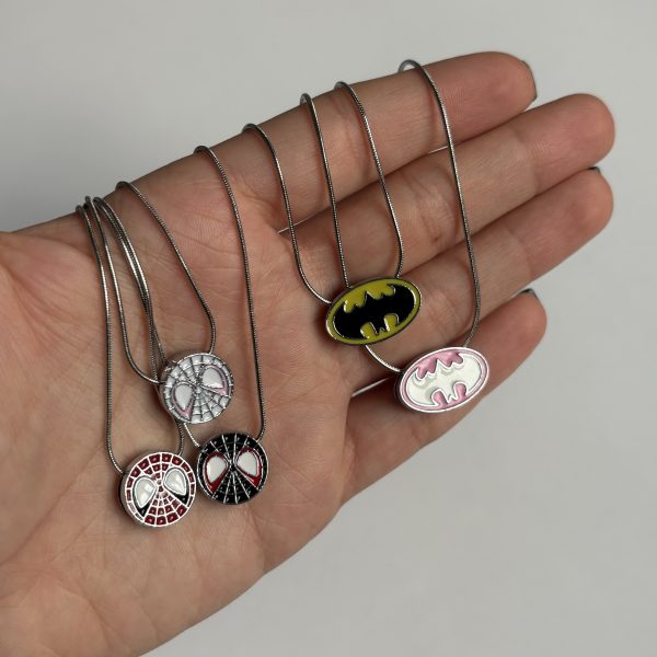 گردنبند اسپایدرمن و بتمن - Image 2