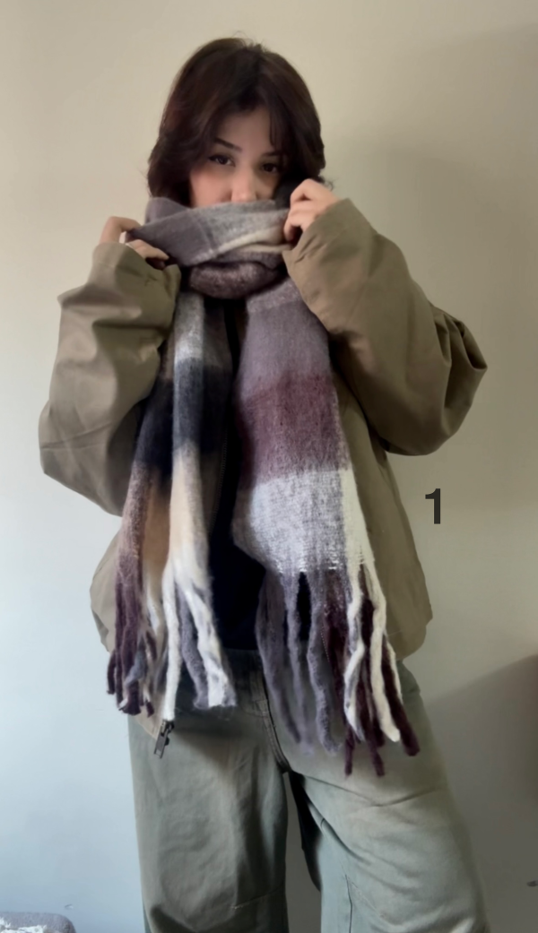 بیگ اسکارف چهارخونه