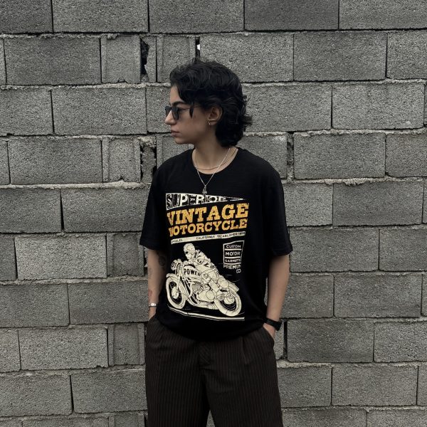 تیشرت vintage motorcycle - Image 2